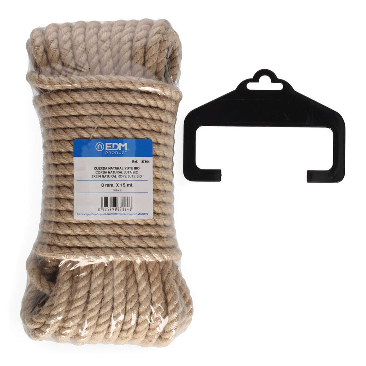 Rope EDM 87864 Natural Jute 15 m